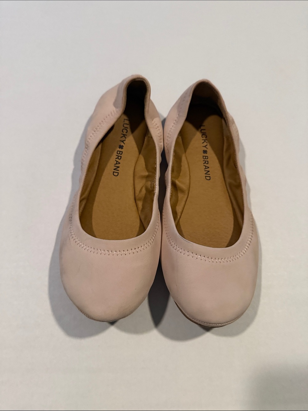 Lucky Brand Blush Round-Toe Ballet Flats